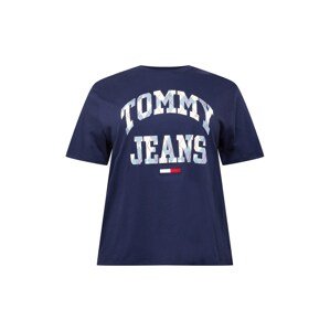 Tommy Jeans Curve Póló  tengerészkék / fehér / világoskék / piros