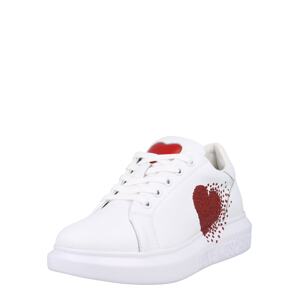 Love Moschino Rövid szárú edzőcipők  fehér / piros