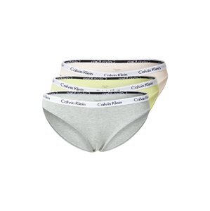 Calvin Klein Underwear Slip  bézs / világos sárga / szürke melír / fehér