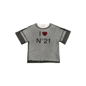 N°21 Shirt  fehér / fekete / piros / szürke