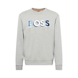BOSS Orange Tréning póló  kék / ezüstszürke / fehér