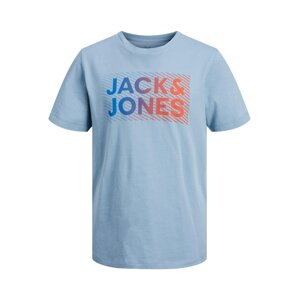 Jack & Jones Junior Póló 'Raymond'  kék / narancs / világoskék / lila