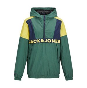 Jack & Jones Junior Átmeneti dzseki 'Club'  zöld / sárga / tengerészkék