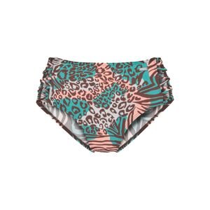 VENICE BEACH Bikini nadrágok  csokoládé / jáde / világos-rózsaszín / fehér
