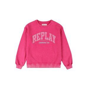 REPLAY Tréning póló  rózsaszín / jáde / világos-rózsaszín