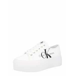 Calvin Klein Jeans Rövid szárú edzőcipők  fehér / szürke / fekete