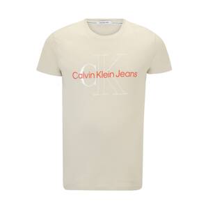 Calvin Klein Jeans Plus Póló  gitt / sötét narancssárga / fehér