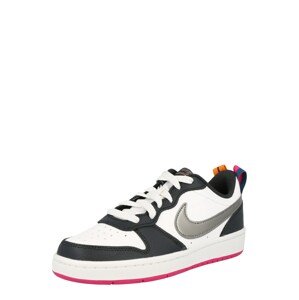 Nike Sportswear Sportcipő 'Borough 2'  fehér / fekete / ezüstszürke