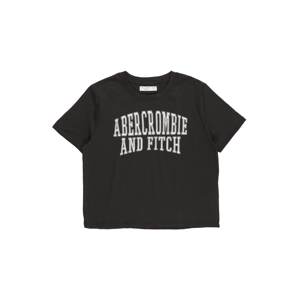 Abercrombie & Fitch Póló 'READY FOR PLAY'  fekete / fehér