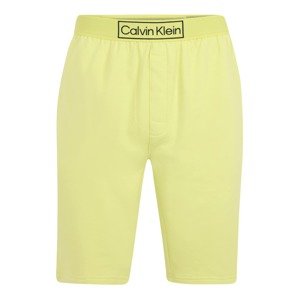 Calvin Klein Underwear Pizsama nadrágok  citrom / fekete