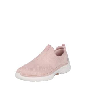 SKECHERS Belebújós cipők 'GO WALK 6'  rózsaszín / világosszürke / fehér