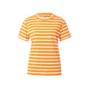BOSS Orange Póló 'Espring1'  narancs / fehér