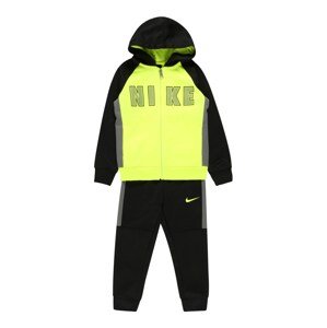 Nike Sportswear Jogging ruhák  fekete / neonsárga / ezüstszürke
