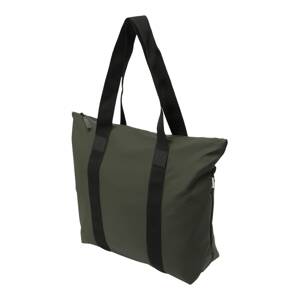 RAINS Shopper táska  sötétzöld / fekete