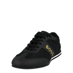 BOSS Black Rövid szárú sportcipők  arany / fekete