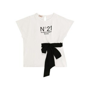 N°21 Tréning póló  fehér / fekete