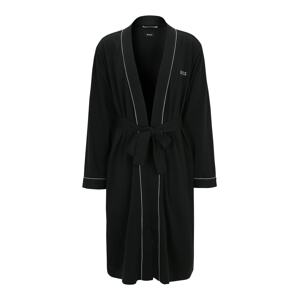 BOSS Hosszú fürdőköpeny 'Kimono'  fekete / fehér