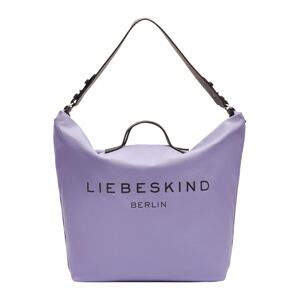 Liebeskind Berlin Shopper táska  fekete / világoslila
