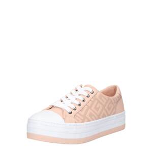 GUESS Rövid szárú edzőcipők  rózsaszín / fehér