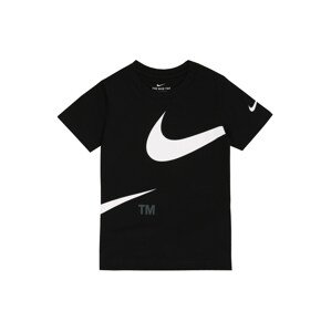 Nike Sportswear Póló 'SPLIT'  fekete / fehér