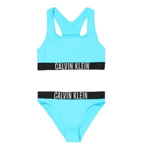 Calvin Klein Swimwear Bikini  neonkék / fekete / fehér