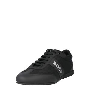 BOSS Black Rövid szárú sportcipők  fekete / fehér