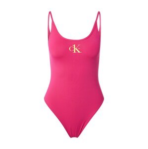 Calvin Klein Swimwear Fürdőruhák  sárga / sötét-rózsaszín