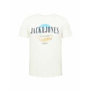 JACK & JONES Póló 'Roadie'  homok / tengerészkék / világoskék / fehér