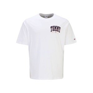 Tommy Jeans Plus Póló  fehér / tengerészkék / tűzpiros