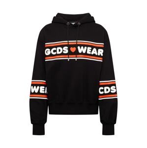 GCDS Tréning póló  fekete / fehér / narancs