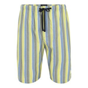 SCHIESSER Pizsama nadrágok  khaki / sárga / világoskék / fehér