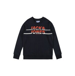 Jack & Jones Junior Tréning póló 'CHARLES'  sötétkék / fehér / piros
