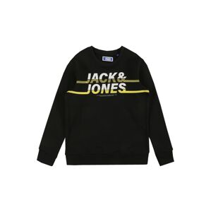Jack & Jones Junior Tréning póló 'Charles'  sárga / fekete / fehér
