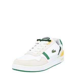 LACOSTE Rövid szárú edzőcipők  fehér / testszínű / zöld