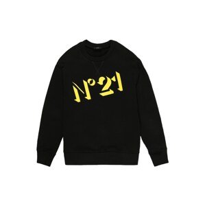 N°21 Sweatshirt  fekete / sárga