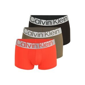 Calvin Klein Underwear Boxeralsók  ezüst / olíva / fekete / sötét narancssárga