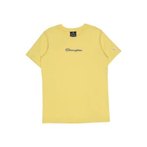 Champion Authentic Athletic Apparel Póló  világos sárga / fekete / szürke