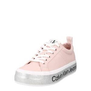 Calvin Klein Jeans Rövid szárú edzőcipők  rózsaszín / fehér / fekete