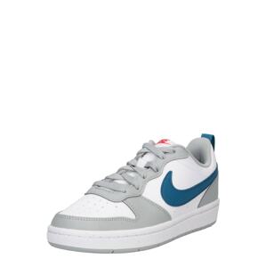 Nike Sportswear Sportcipő 'Court Borough 2'  fehér / szürke / piros / benzin
