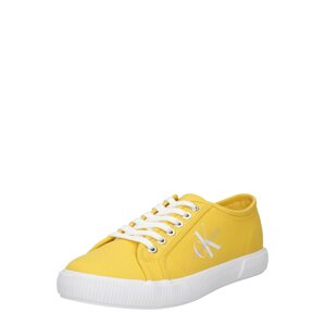 Calvin Klein Jeans Rövid szárú sportcipők  sárga / fehér