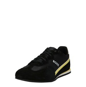 BOSS Black Rövid szárú edzőcipők  fekete / fehér / limone