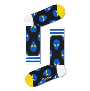 Happy Socks Zokni 'Alien'  fekete / kék / sárga / fehér
