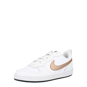 Nike Sportswear Sportcipő 'Court Borough'  bronz / fehér