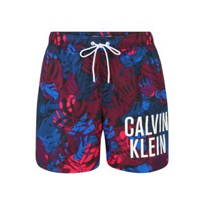 Calvin Klein Swimwear Rövid fürdőnadrágok  kék / piros