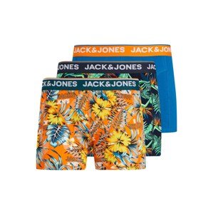 JACK & JONES Boxeralsók 'Azores'  zöld / narancs / kék / tengerészkék / fehér