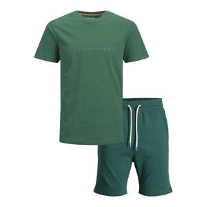 JACK & JONES Jogging ruhák  sötétzöld / bézs