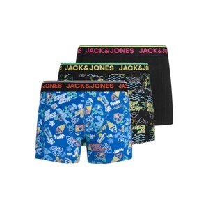 JACK & JONES Boxeralsók  kék / vegyes színek / fekete