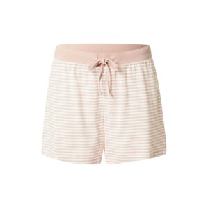 ESPRIT Pizsama nadrágok  rózsaszín / fehér