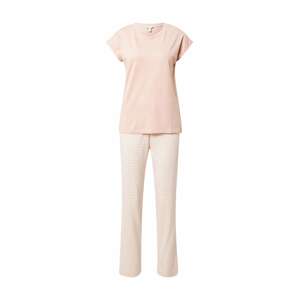 ESPRIT Pizsama  rózsaszín / fehér