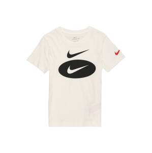 Nike Sportswear Póló  krém / fekete / piros